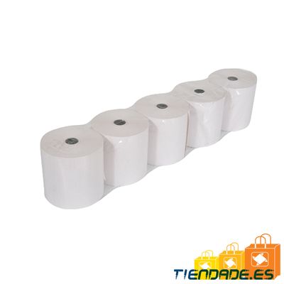 iggual Pack 5 rollos papel trmico sin BPA 80X80mm