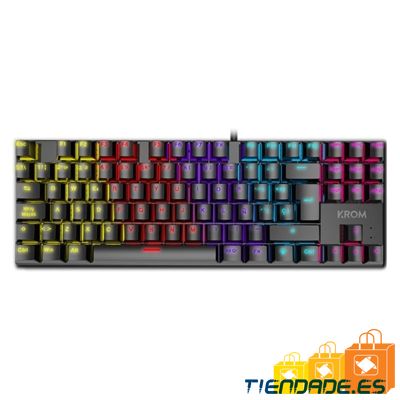 KROM Teclado Gaming NXKROMKASICTKL  TKL RAINBOW