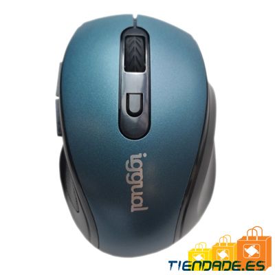 iggual Ratn inalmbrico ERGONOMIC-M-1600DPI azul