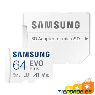 Samsung MicroSDHC EVO Plus 64GB Clase 10 c/a