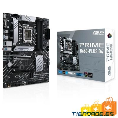 ASUS Placa Base PRIME B660-PLUS D4  ATX 1700