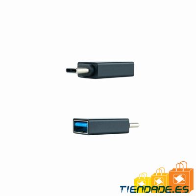 Nanocable Adaptador USB-C/M a USB3,1/H Aluminio