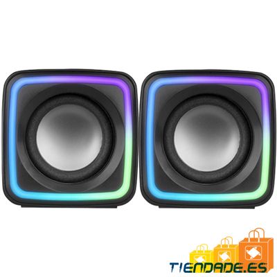 MARS GAMING Altavoces MSCUBE Premium 8W BLACK