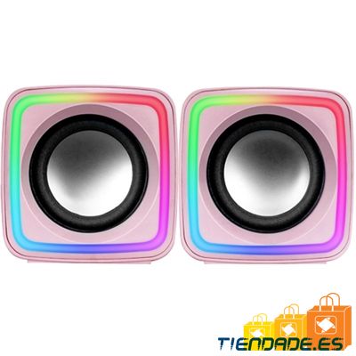 MARS GAMING Altavoces MSCUBE Premium 8W Pink