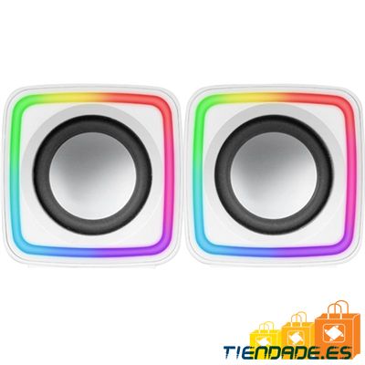 MARS GAMING Altavoces MSCUBE Premium 8W White