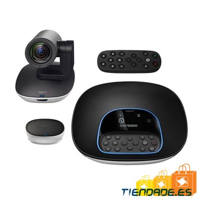 Logitech Equipo videoconf Full HD 4Mic+altavoz