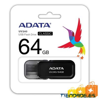 ADATA Lapiz Usb UV240 64GB USB 2.0 Negro