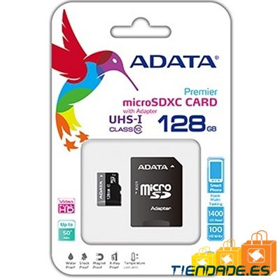 ADATA MicroSDHC 128GB UHS-I CLASS10 c/adapt