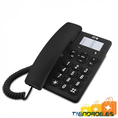 SPC 3602N Telefono ORIGINAL 3M ML LCD Negro