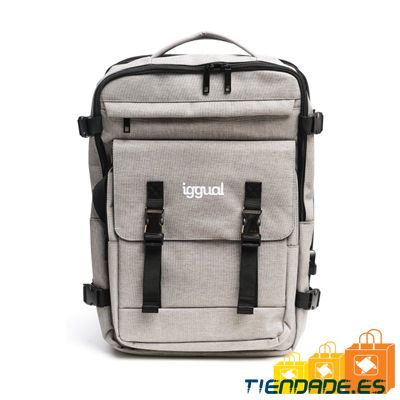 iggual Mochila viaje All-Round Urban XL Gris