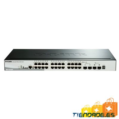 D-Link DGS-1510-28P/E Switch L2 24xGB PoE 2xSFP+