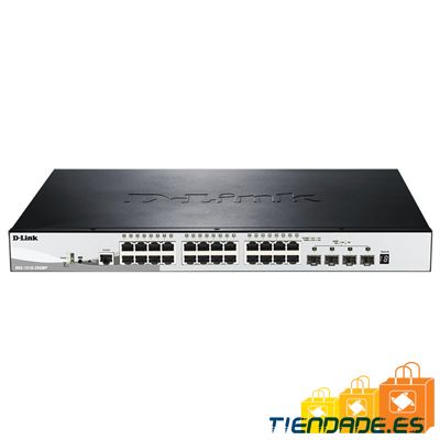 D-Link DGS-1510-28XMP/E Switch L2 24xGB PoE 4x10Gb