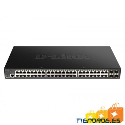 D-Link DGS-1250-52XMP/E Switch 48xG PoE+4x10G SFP+