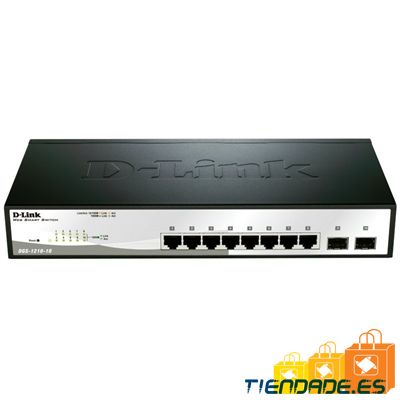 D-Link DGS-1210-10/E Switch 8xGB 2xSFP