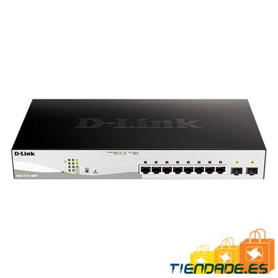 D-Link DGS-1210-10MP/E Switch 10Gb PoE+ 2xSFP 130W