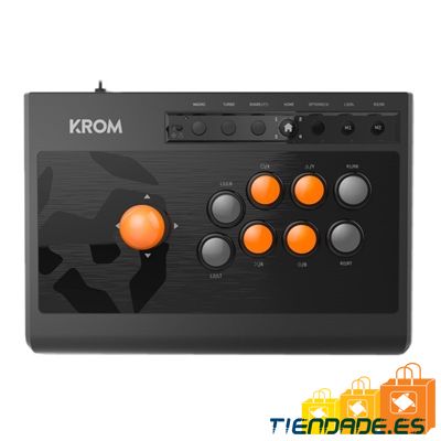 Krom Gamepad Arcade Kumite Multiplataforma