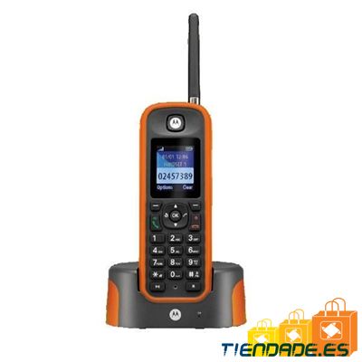 MOTOROLA O201 Telefono DECT Largo Alcance Naranja