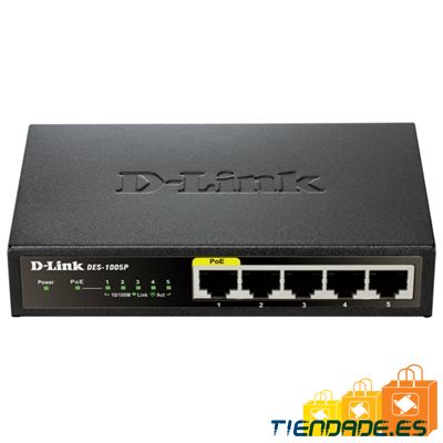 D-Link DES-1005P Switch 5x10/100Mbps 1xPoE