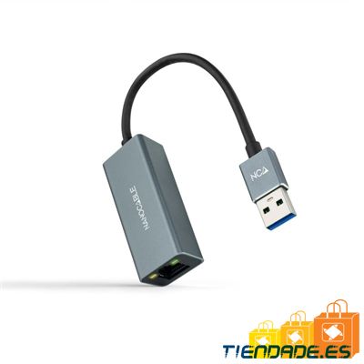 Nanocable Conversor USB 3.0 A Ethernet Gigabit