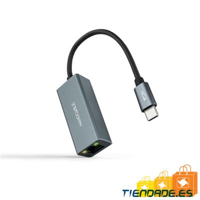 Nanocable Conversor USB-C Ethernet Gigabit