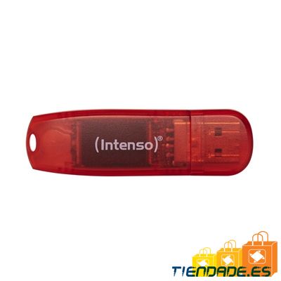 Intenso 3502491 Lpiz USB 2.0 Rainbow 128GB Rojo