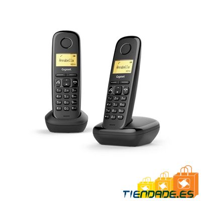 Gigaset A270 Inalmbrico DECT Duo Negro