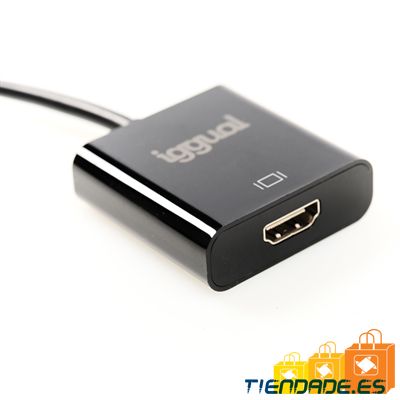 iggual Adaptador DisplayPort (M) a HDMI (H)