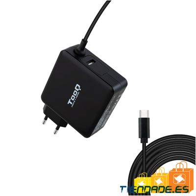 Tooq Cargador porttil conector USB-C 65W