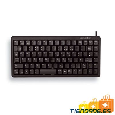 Cherry teclado slim USB+PS/2 negro