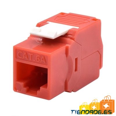 WP Keystone Cat. 6a UTP RJ45/Hembra  Rojo