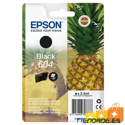 Epson Cartucho 604 Negro