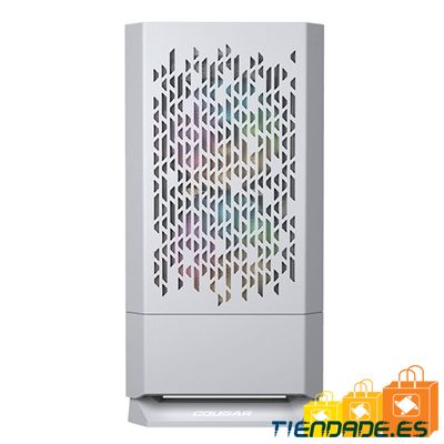 Cougar Caja Minitorre MG140 Air RGB White Cristal