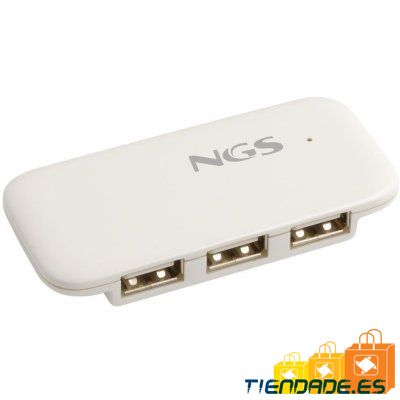 NGS iHub4 HUB 4 puertos USB 2.0 sin alimentador