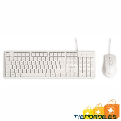 iggual Kit teclado y ratn CMK-BUSINESS blanco