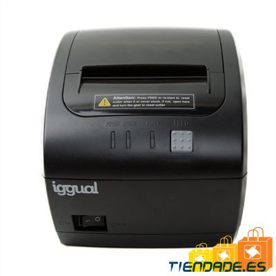 iggual Impresora trmica TP7001 USB+RJ45 negro