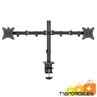 iggual SPM02 Soporte pinza 2 monitores 17"-32"