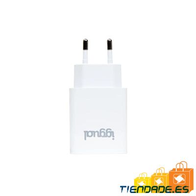 iggual Cargador de pared 1xUSB 5V/2.4A (12W)