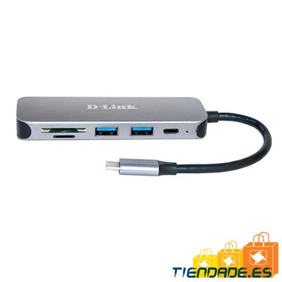 D-Link DUB-2325 5-in-1 USB-C Hub Card Reader