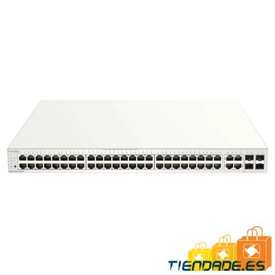 D-Link DBS-2000-52MP/E 52xGb PoE+ Switch 4xC 370W