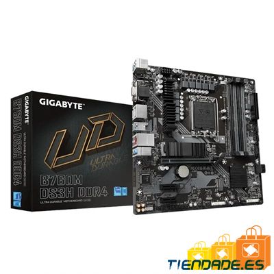 Gigabyte Placa Base B760M DS3H DDR4  mATX LGA1700