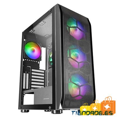 MARS GAMING Torre MC-KX E-ATX XL  5X 12CM BLACK