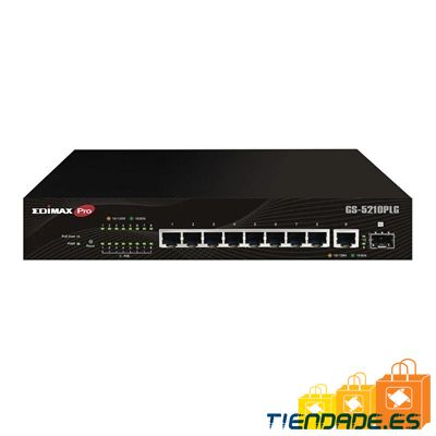 Edimax GS-5210PLG Switch 10xGbE LR PoE+ (1xSFP)