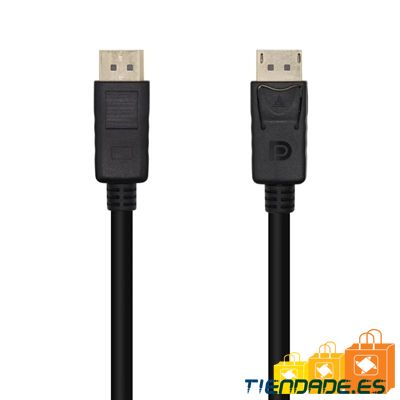 Aisens Cable DP V1.2 4K@60hz DP/M-DP/M negro 2.0m