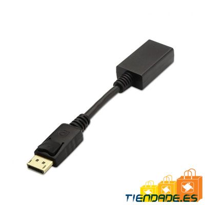 Aisens Conversor DISPLAYPORT/M-HDMI A/H negro 15cm