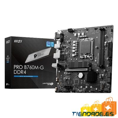 MSI Placa Base PRO B760M-P DDR4 mATX LGA1700