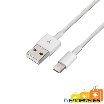 Aisens Cable Lightning/M a USB 2.0 A/M blanco 2.0m