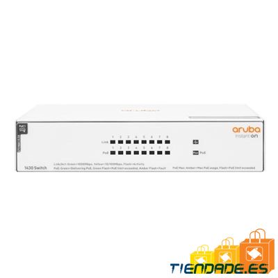 Aruba Instant On 1430 8xGbE PoE Switch 64W