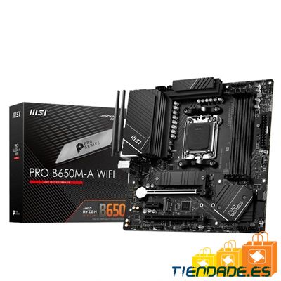 MSI Placa Base PRO B650M-A WIFI mATX AM5