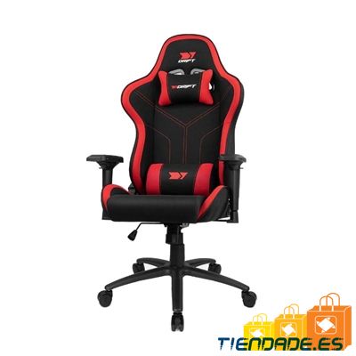 DRIFT Silla Gaming DR110 Negra/Rojo