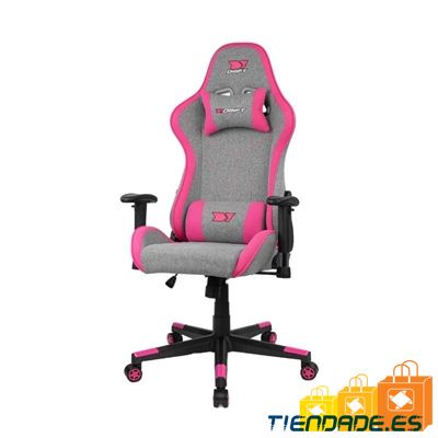 DRIFT Silla Gaming DR90 PRO Gris/Rosa